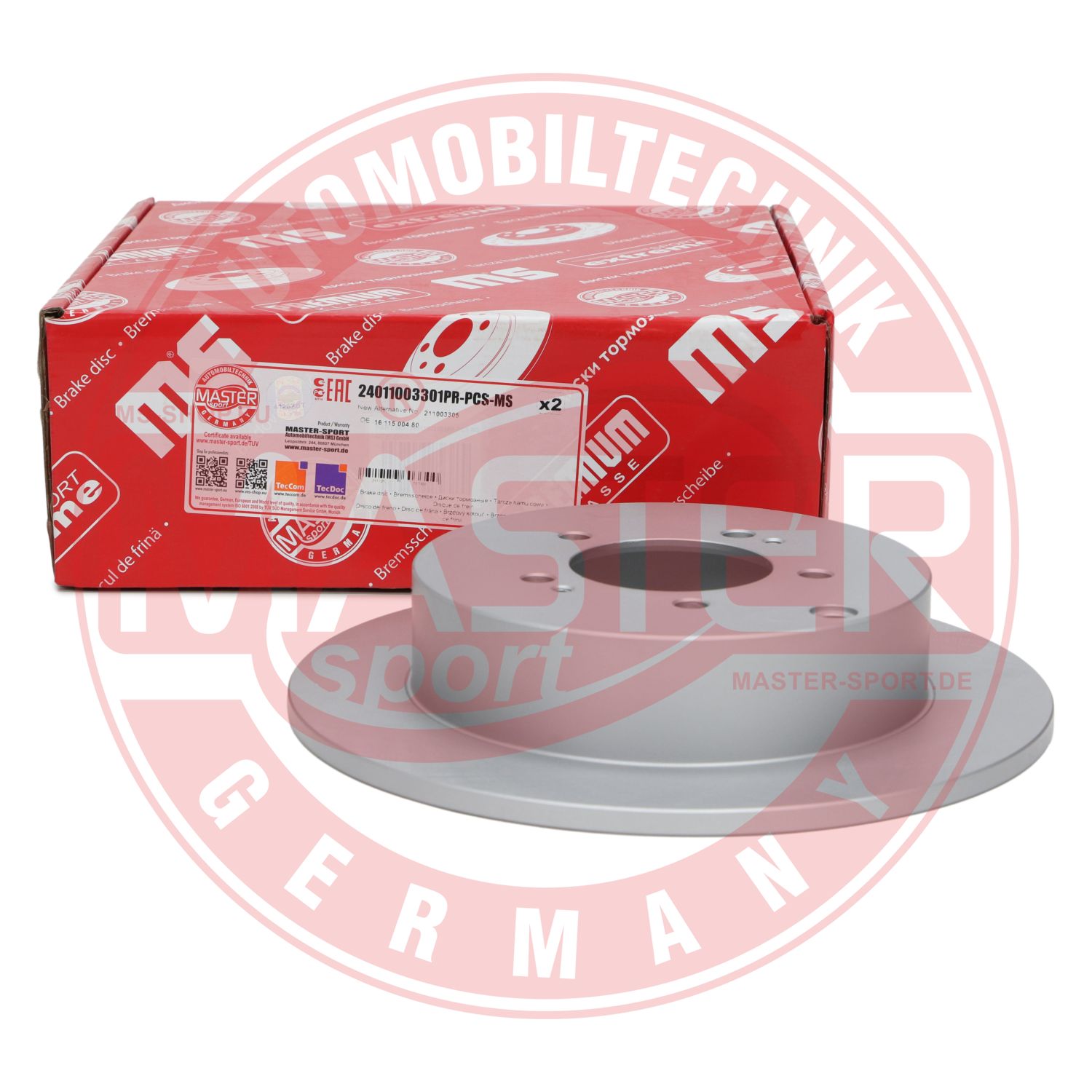 Disc frana MASTERSPORT GERMANY 24011003301PR-PCS-MS
